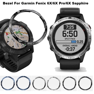 SAPPHIRE Khung Bảo Vệ Mặt Đồng Hồ Thông Minh Garmin Fenix 6x / 6x Pro / 6x