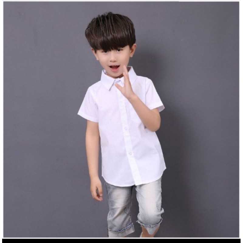 Áo sơ mi cho bé, áo sơ mi ngắn tay cho bé đi học,đi chơi