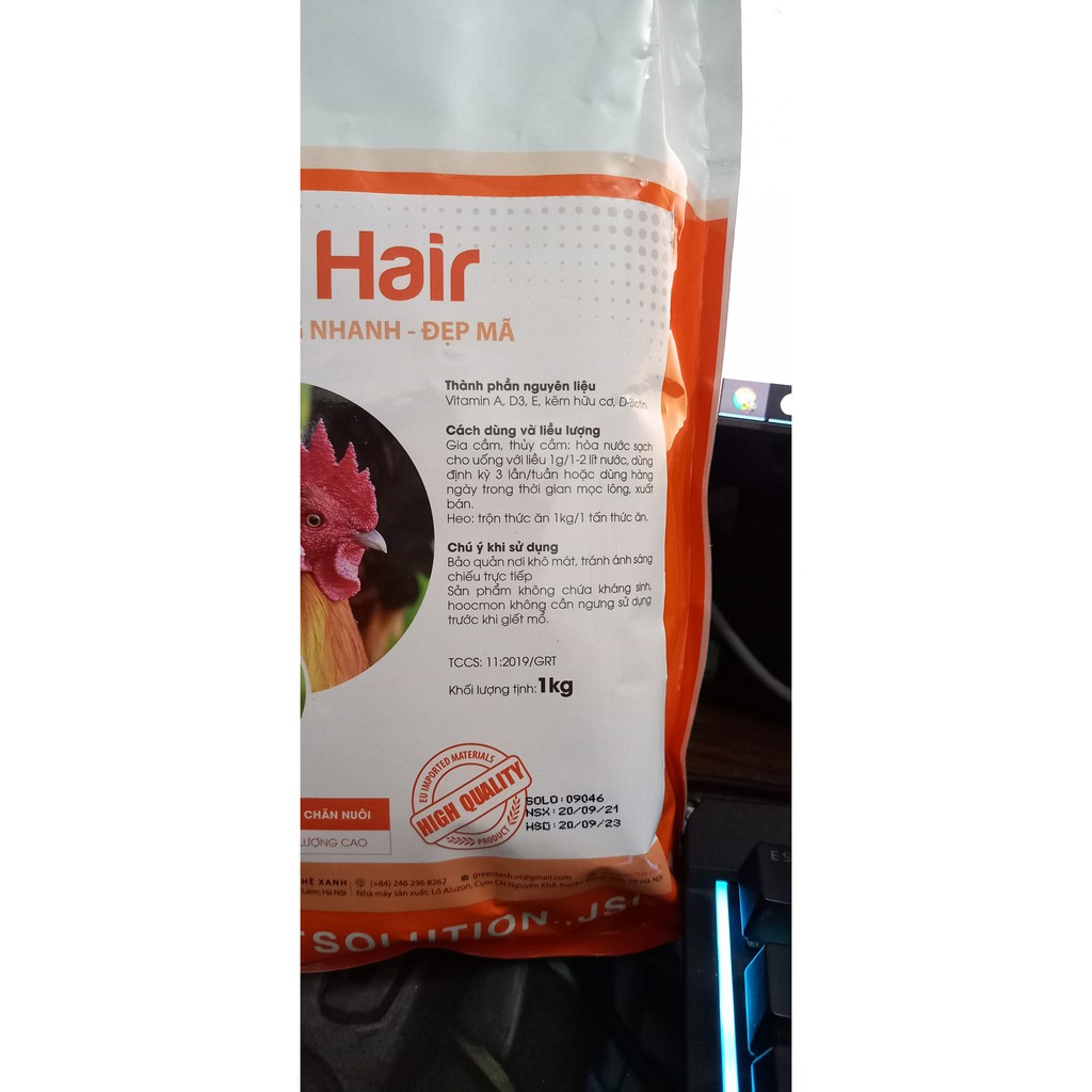 Kích thích mọc lông nhanh gà, vịt, ngan, chim cút Quick hair