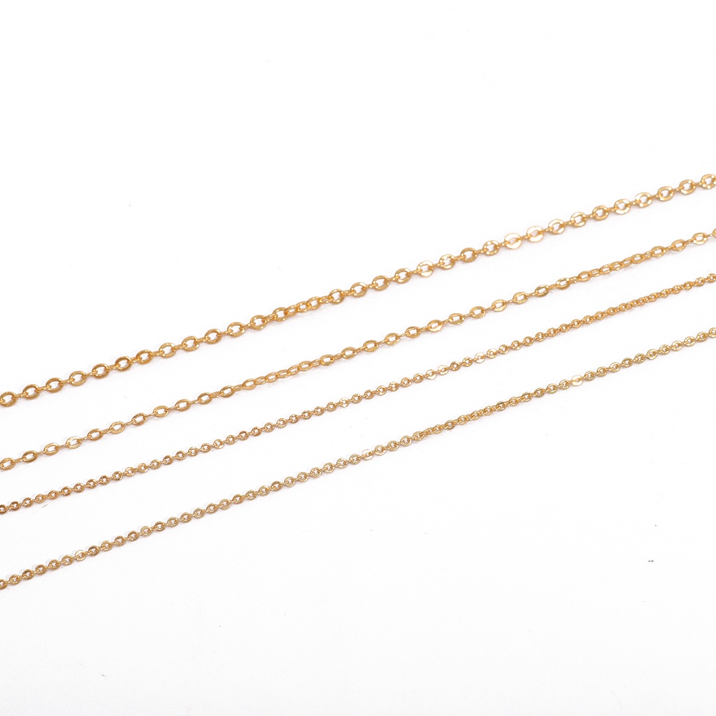 Vòng cổ Mạ Vàng 18k 1 / 1.3 / 1.5 / 2mm 1m