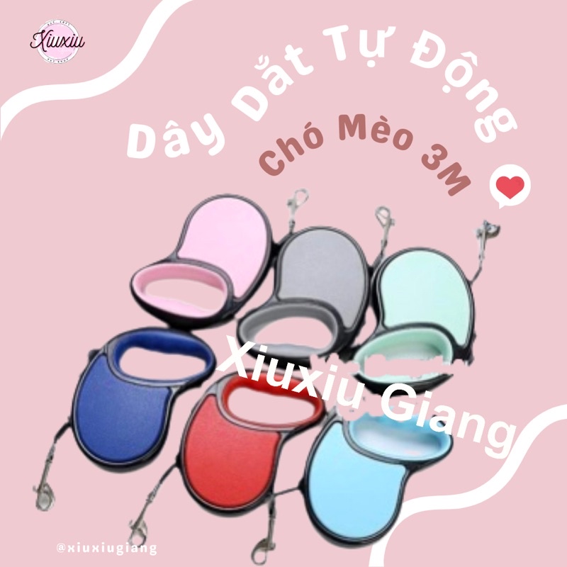 Dây Dắt Tự Động Cho Thú Cưng - Xiuxiu Giang