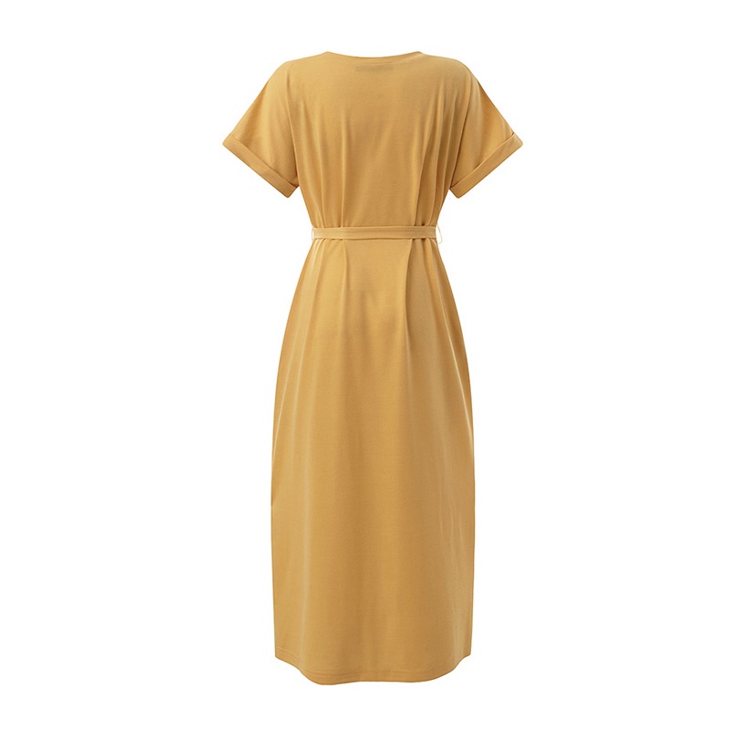 Đầm midi Zanzea tay ngắn phong cách hàn quốc thời trang cho nữ