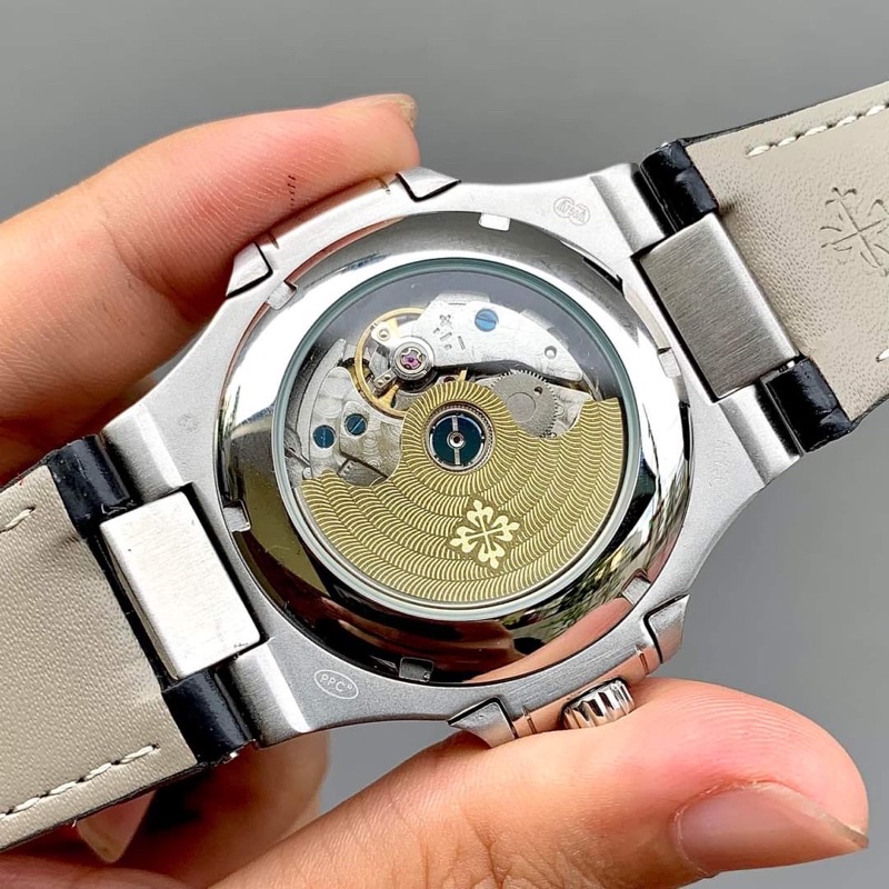 Đồng Hồ Nam P a t e k k    P h i l i p p Lịch vạn niên Máy Cơ Nhật Size 40mm