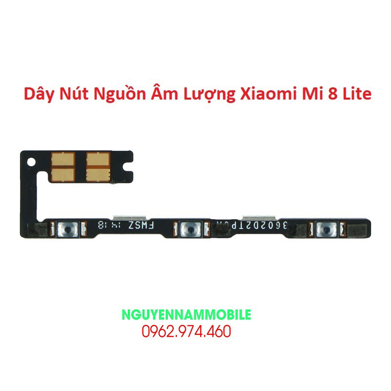 [Mã ELFLASH5 giảm 20K đơn 50K] 💖 Dây Nút Nguồn Dây ON OFF 💖 Xiaomi Mi 8 Lite Chính hảng