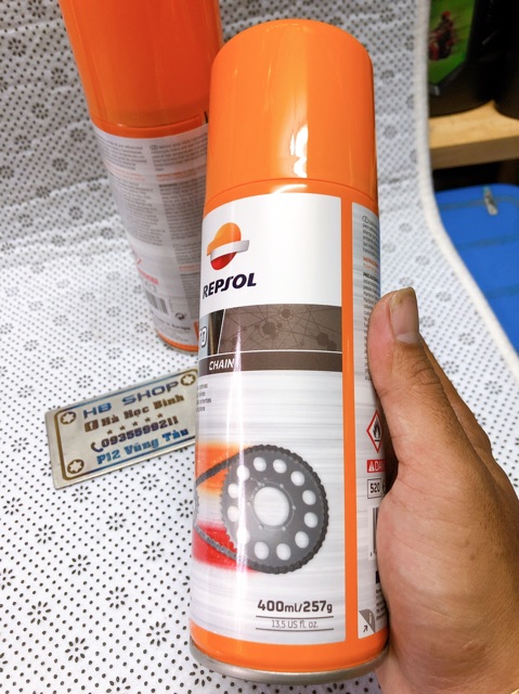 Repsol chain xịt dưỡng sên 400ml