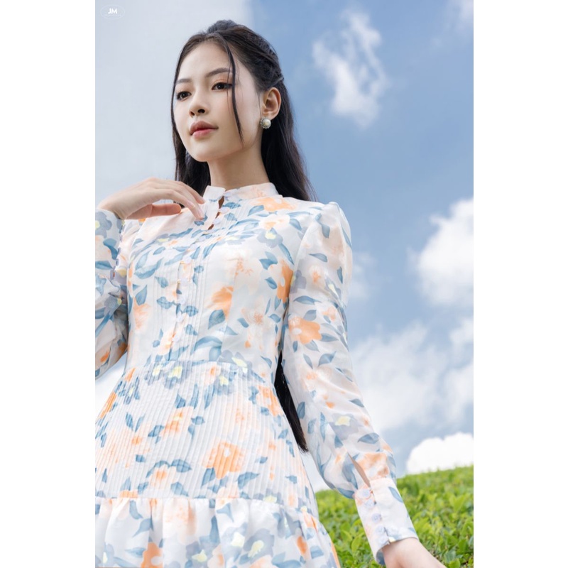 JM Dress Desgin - Đầm cổ tàu , đuôi cá bầu mí 1F13.2209OG