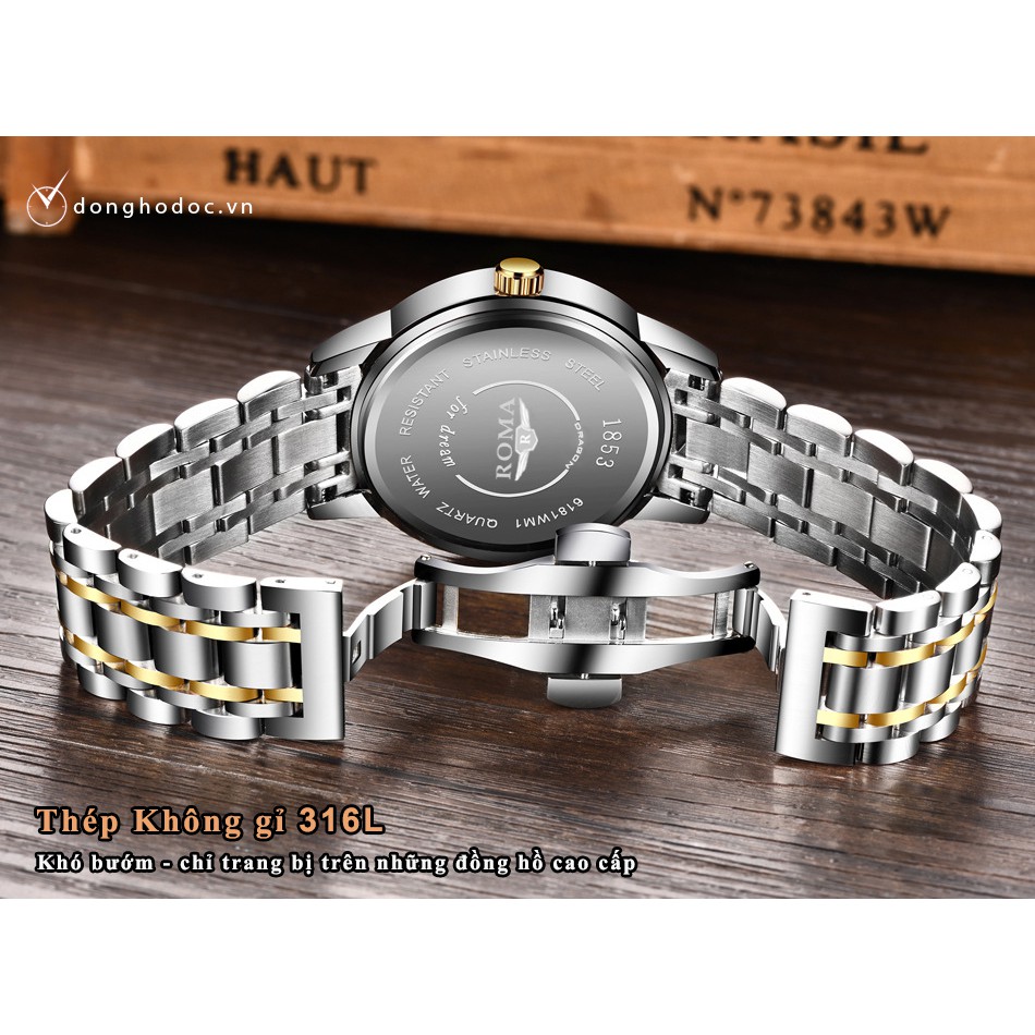 ĐỒNG HỒ NAM DRAGON 3D KÍNH TRÁNG SAPPHIRE – DÂY THÉP ĐÚC ĐẶT CAO CẤP | BigBuy360 - bigbuy360.vn