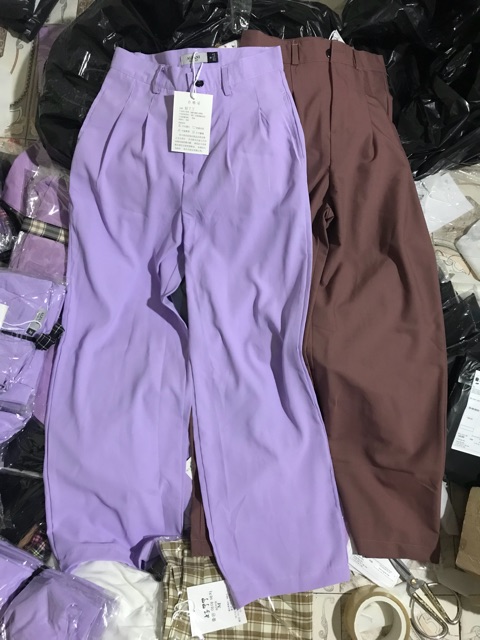 Quần ống suông dáng rộng ( hình shop tự chụp kèm video ) | BigBuy360 - bigbuy360.vn