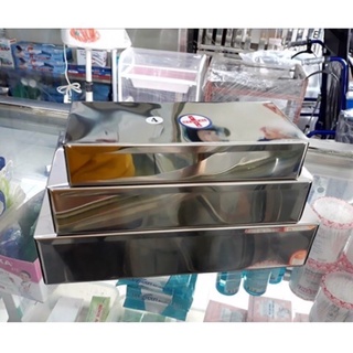 [Shop Q.10-giao hàng nhanh 30 phút - đặt nowship]Hộp inox chữ nhật Vinh Tấn 19 x 9 x 4 cm