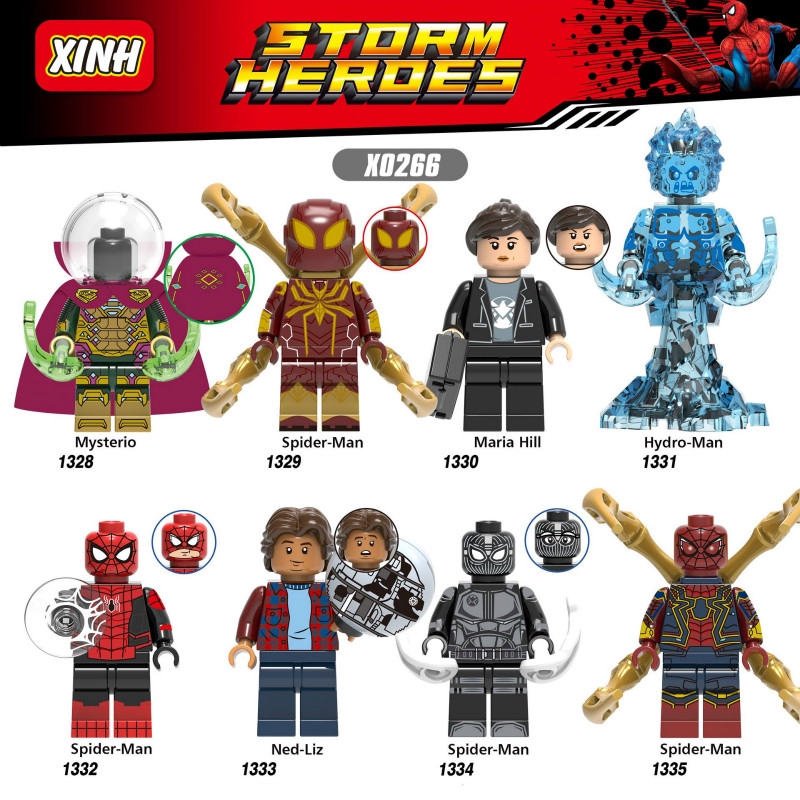 Lego lắp ghép mô hình nhân vật người nhện X0266