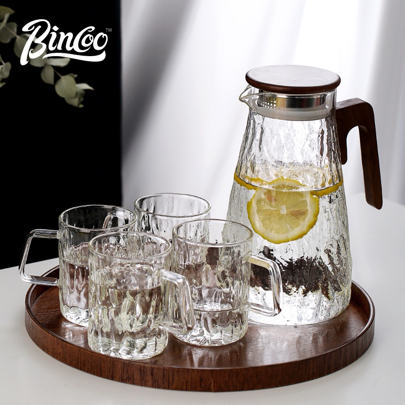 Bincoo Bình Nước Thủy Tinh Chịu Nhiệt Phong Cách Retro Cho Phòng Khách / Bệnh Viện