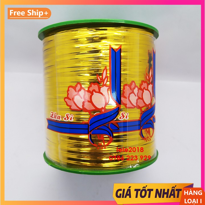 Cuộn kẽm loại to 500Gr (400 mét) buộc túi quà, hoa, lan, cây thông noel, cây cảnh