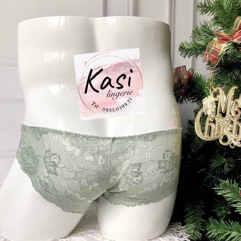 Quần lót cho nam thiết kế ren xanh lá