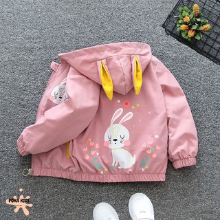 Áo Gió 2 lớp bé gái, hàng xuất , 2 lớp gió cao cấp - Áo gió trẻ em