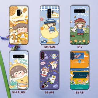 [HOT] Ốp lưng Samsung Galaxy A01/ S9/S9 PLUS/ S10/S10 PLUS IN HÌNH CÔ GÁI SIÊU ĐÁNG YÊU