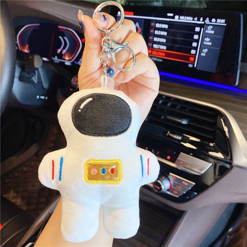 Móc Khóa Gấu Bông Phi Hành GiaTreo Áo, Balo, Túi Xách, Điện Thoại 12cm