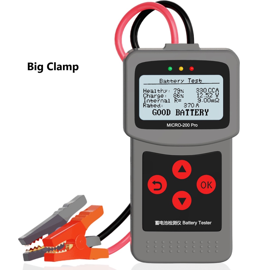 Máy Phân Tích Ắc Quy Axit Chì Lancol Micro200 Pro 12V 40-2000CCA Cho Xe Hơi