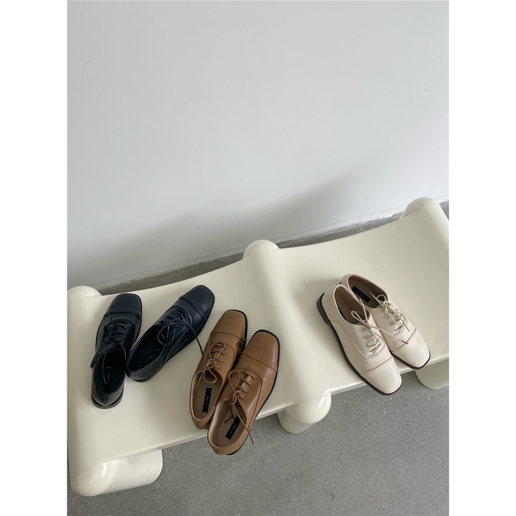 Giày Oxford cổ điển Hàn Quốc màu trắng, màu nâu, đen thời trang | BigBuy360 - bigbuy360.vn