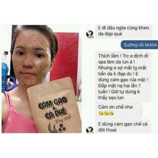 Cám gạo cà phê cafe nguyên chất