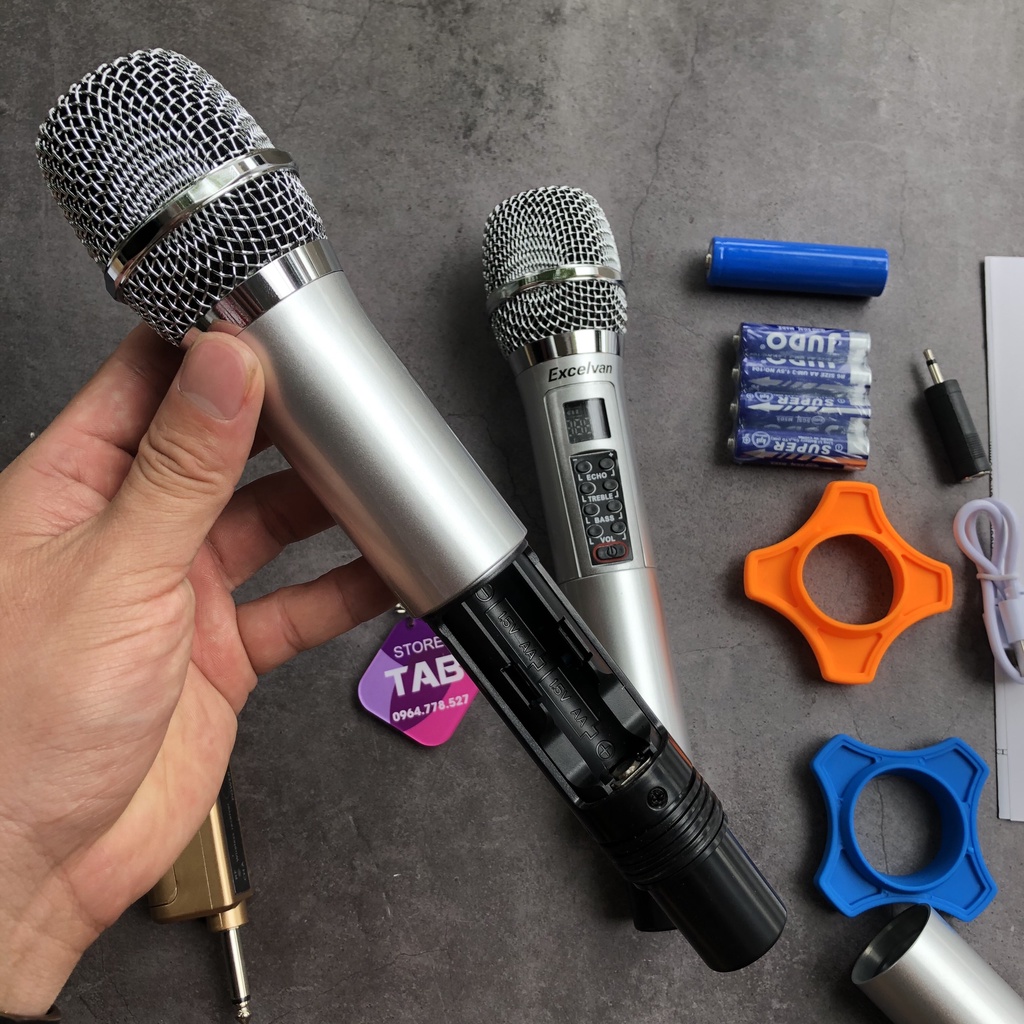 Micro Karaoke Không Dây Excelvan Đôi Z1 Pro -  Bảo Hành 6T