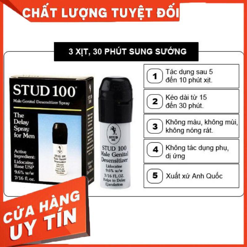 stud 100 chai xịt lạnh kéo dài thời gian