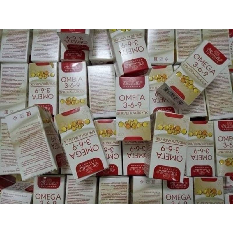 Viên uống Omega 369 Mirrolla Nga 100 viên | Thế Giới Skin Care