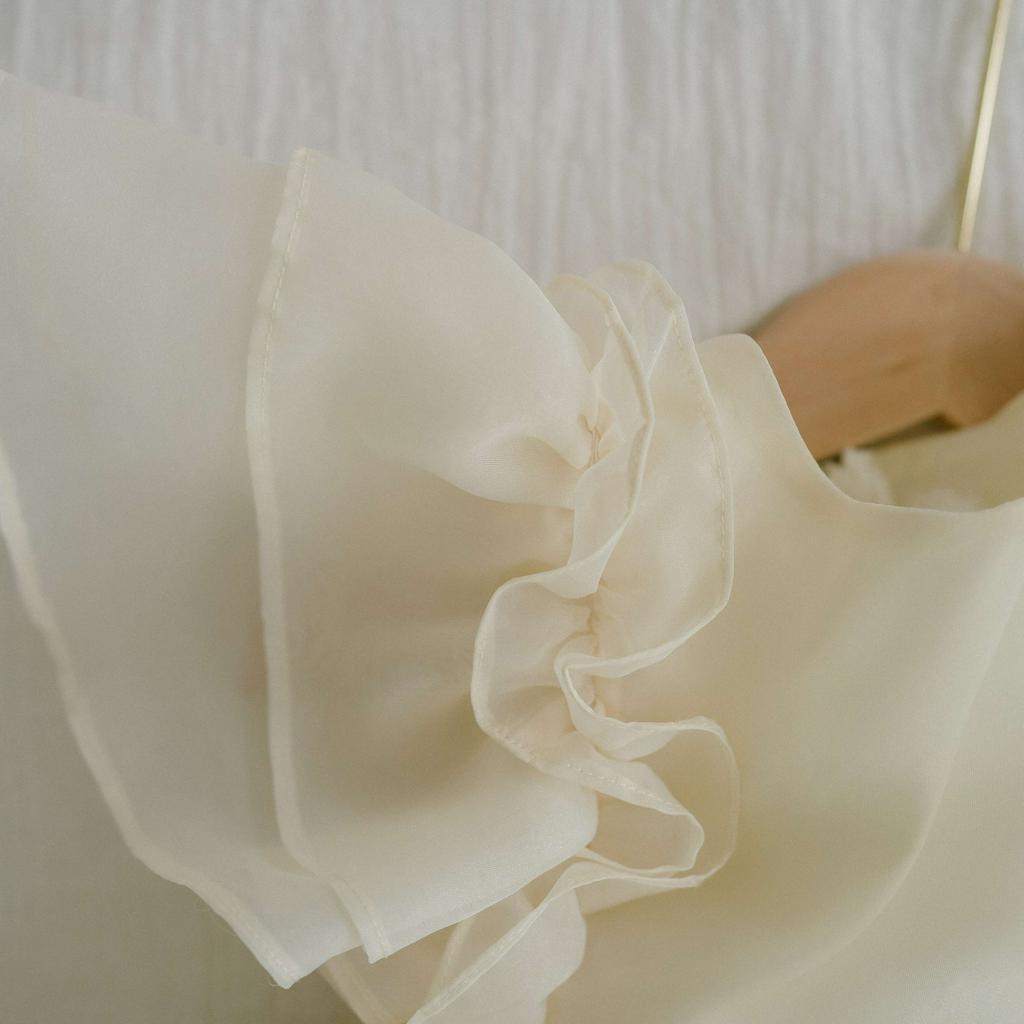 Váy xinh cho bé gái Clarina Dress chất liệu organza cao cấp lót lụa bồng xòe đáng yêu