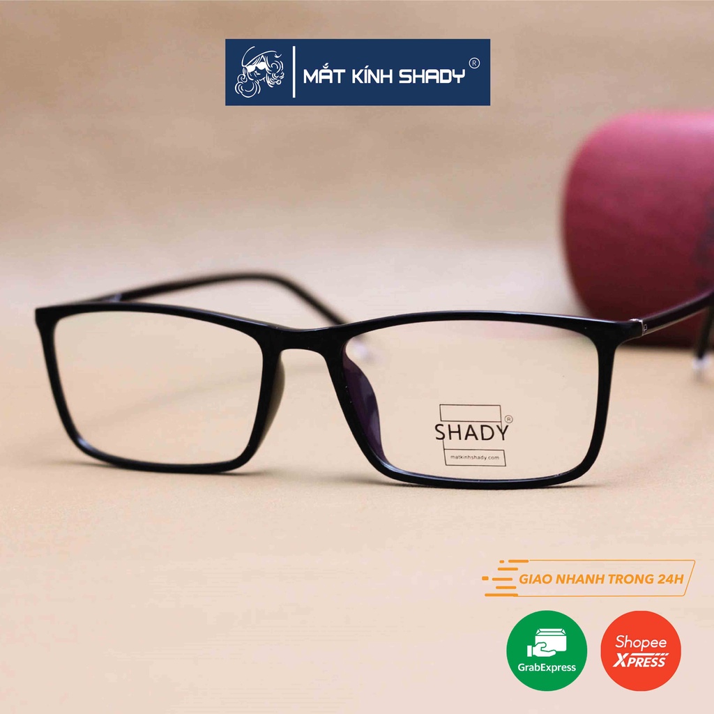 Gọng Kính Cận Nhựa Dẻo TR90 Unisex Shady G1752 (Nhiều Màu)