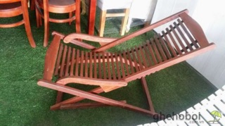 Ghế relax gỗ dành cho sân vườn