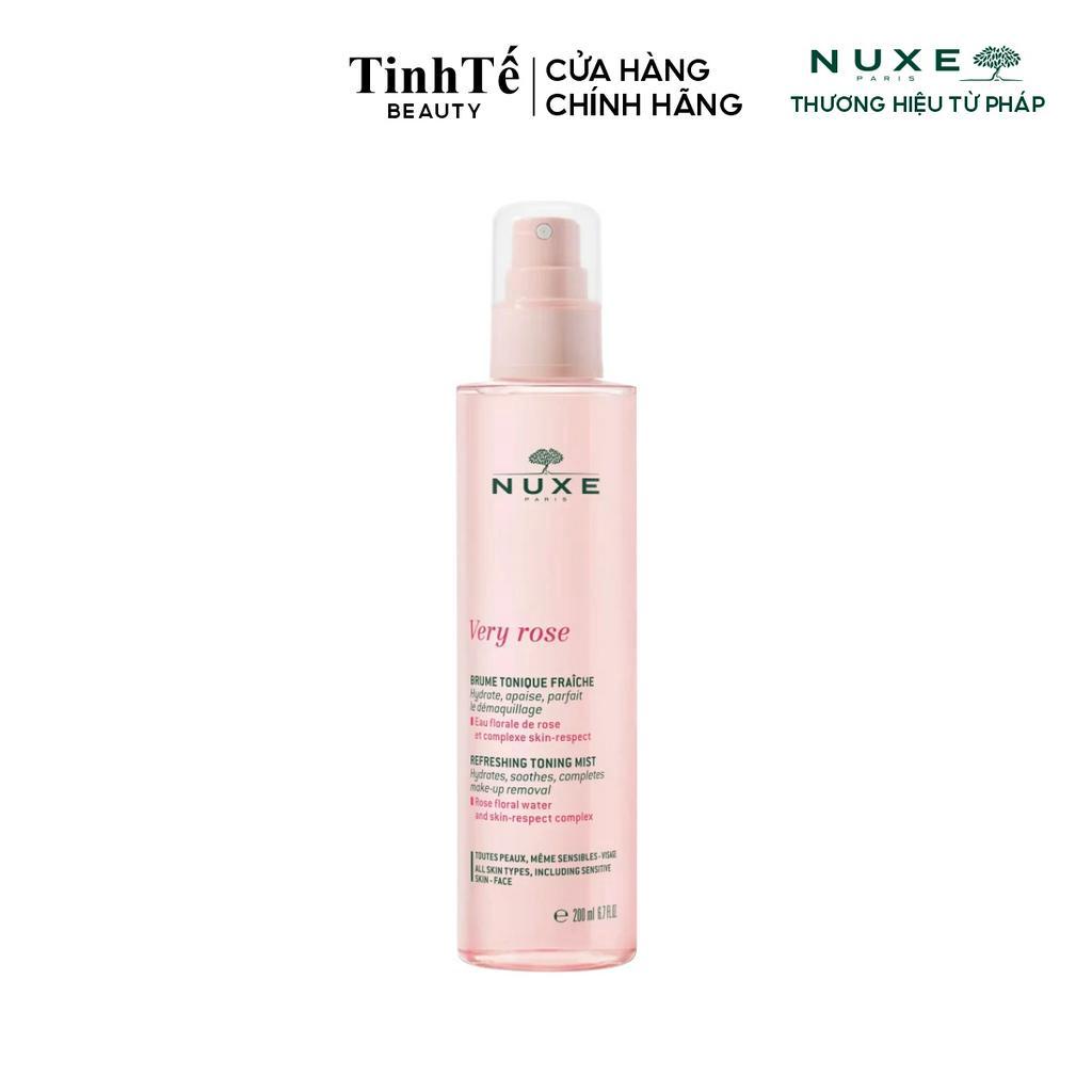 Xịt khoáng dưỡng ẩm Nuxe Very Rose Refreshing Toning Mist 200ml