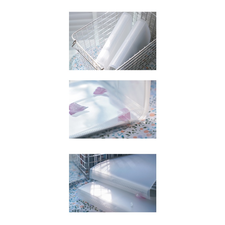 Album bản to đựng ảnh 5 inch thiết kế màu trong đơn giản thanh lịch
