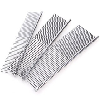 Lược inox 2 đầu chải lông chó mèo