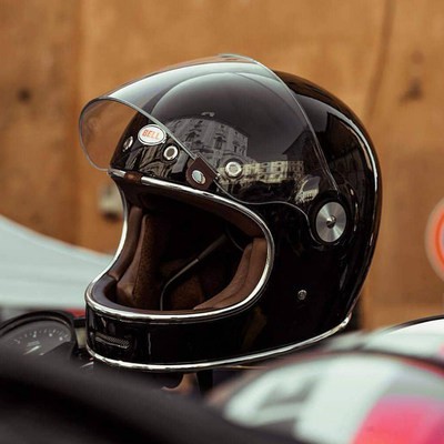 Mỹ BELL Retro xe máy Mũ bảo hiểm Harley VESPA Triumph bullitt an toàn sợi carbon đầy đủ đàn ông và phụ nữ