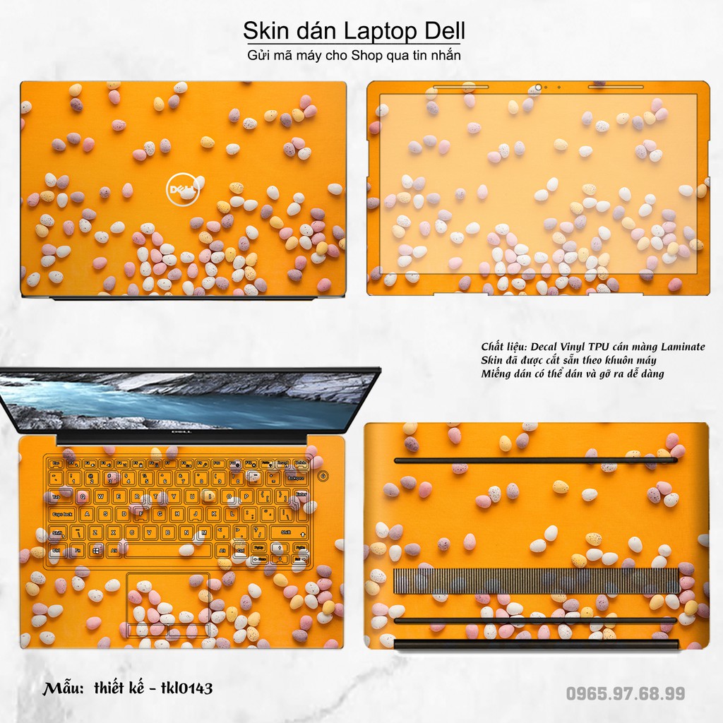 [SIÊU RẺ]  Dán decal cho các dòng Laptop Dell in full 4 mặt nhiều mẫu màu sắc cực đẹp