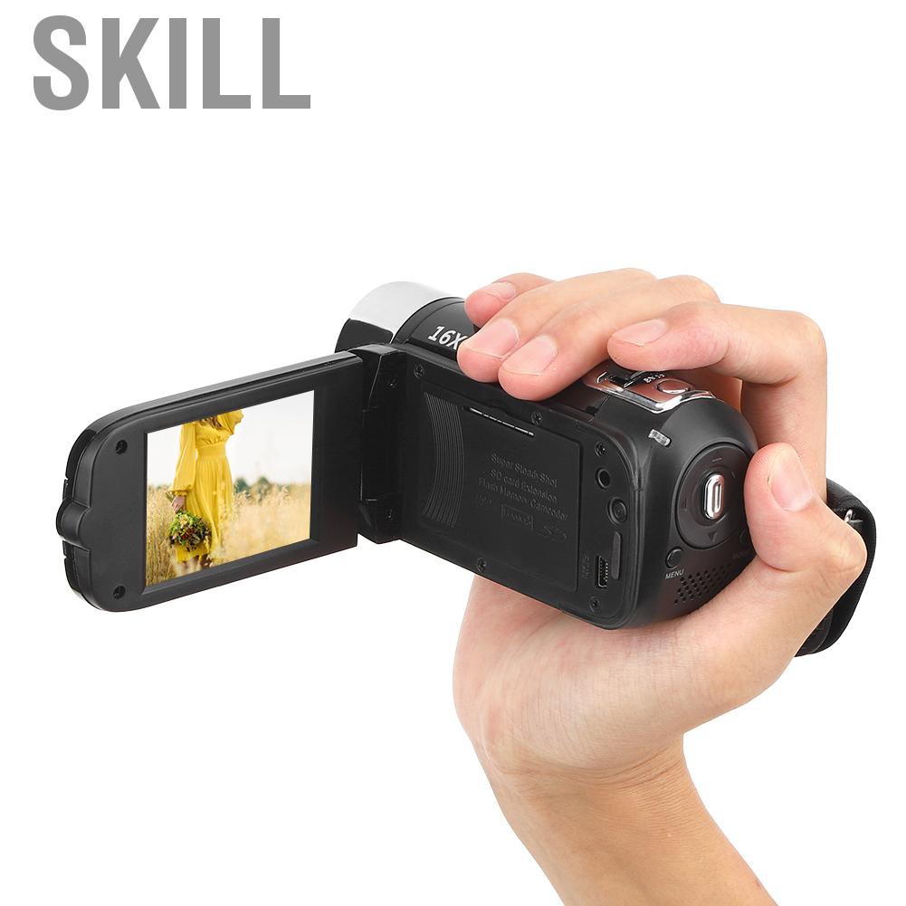 Máy quay video kỹ thuật số màn hình Lcd 2.4inch phóng đại 16x 32gb