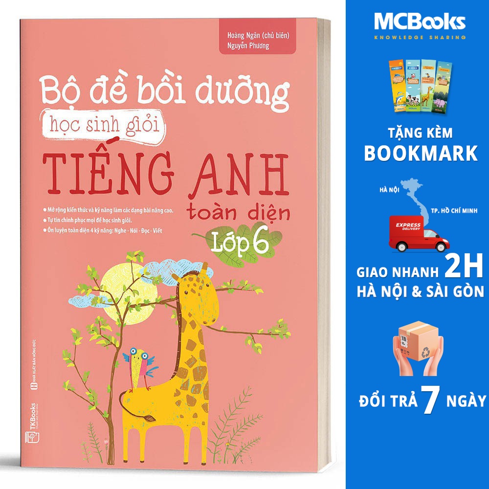 Sách - Bộ Đề Bồi Dưỡng Học Sinh Giỏi Tiếng Anh Toàn Diện Lớp 6