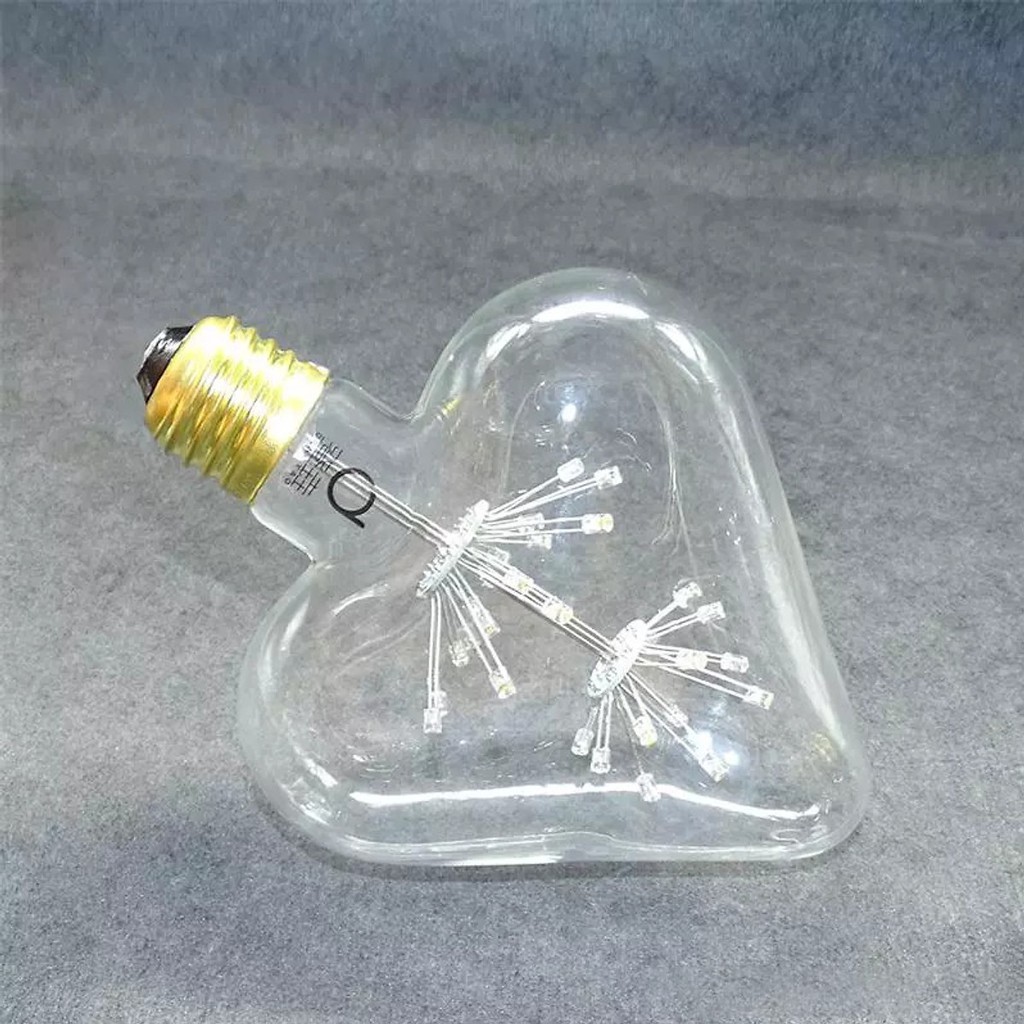 Đèn led bulb decor trang trí hình trái tim GIVASOLAR GV-FB-HEART