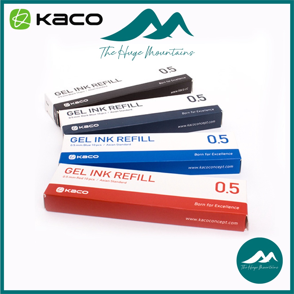 Ruột Bút Ngòi Bút Gel KACO PURE Nét 0.5mm (ruột lẻ)
