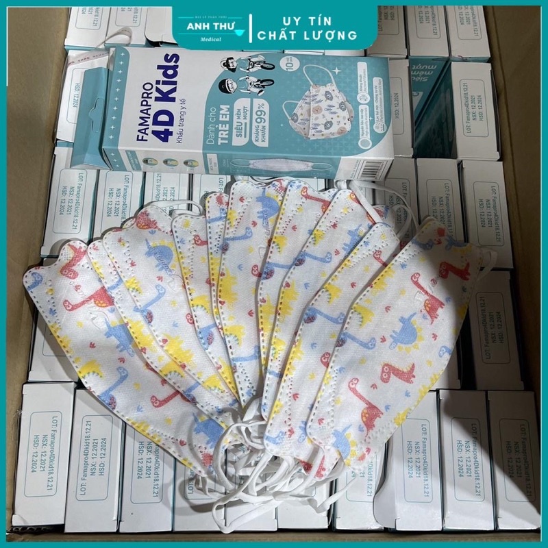 khẩu trang ualarogo cho bé màu unisex