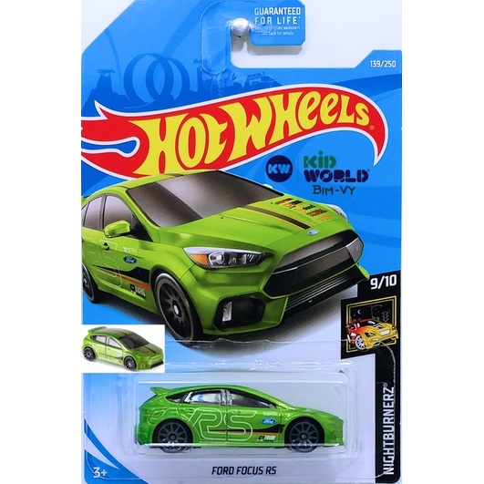 Xe mô hình Hot Wheels basic Ford Focus RS FYD15.