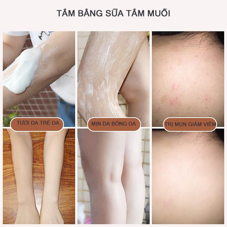 Muối Tắm Sữa Non SPA Tầy Tế Bào Chết