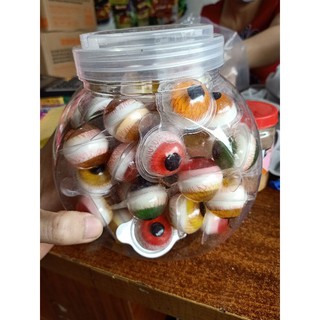 sỉ hũ 60 chiếc kẹo dẻo hình mắt