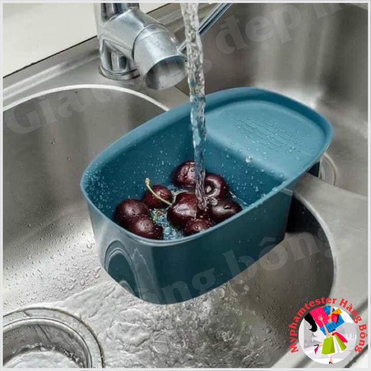 Giỏ đa năng treo bồn rửa bát, rổ nhựa lọc rác bồn rửa