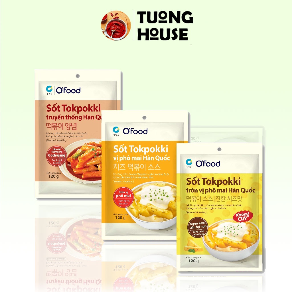 Sốt Tokbokki Tokpokki Hàn Quốc O Food Gói 120g