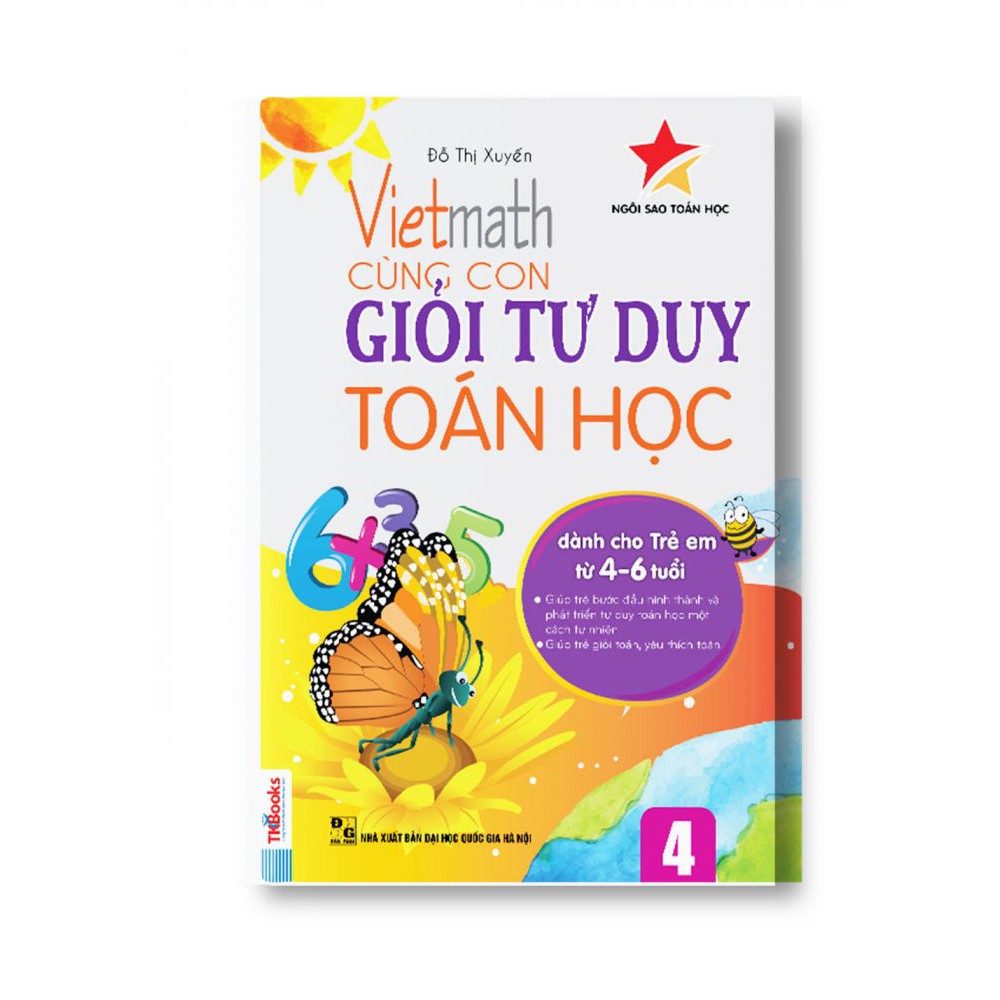 Sách - Vietmath – Cùng Con Giỏi Tư Duy Toán Học Tập 4 (tái bản 2020)