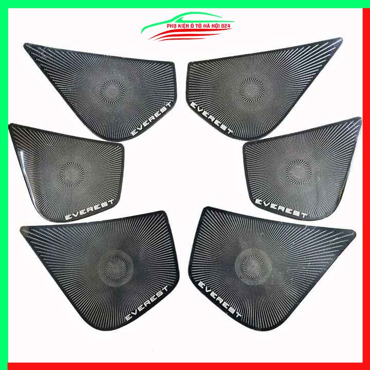 Bộ ốp màng loa Everest 2016-2021 chuẩn theo xe vân Titan chống xước trang trí nội thất ô tô