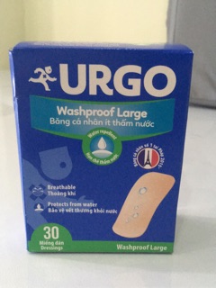 Băng cá nhân Urgo 30 miếng size lớn