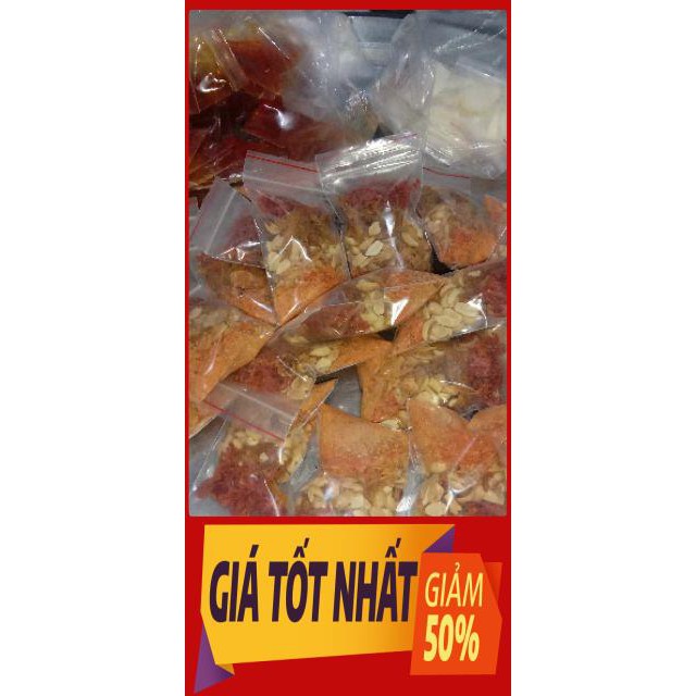 1 bịch bánh tráng trộn sa tế cay để riêng giá vị shopnamdung