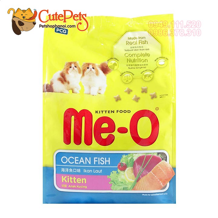 Thức Ăn Cho Mèo Con Me-O Kitten 1.1Kg -  Vị Cá Biển - Cutepets Phụ kiện thú cưng Pet shop Hà Nội