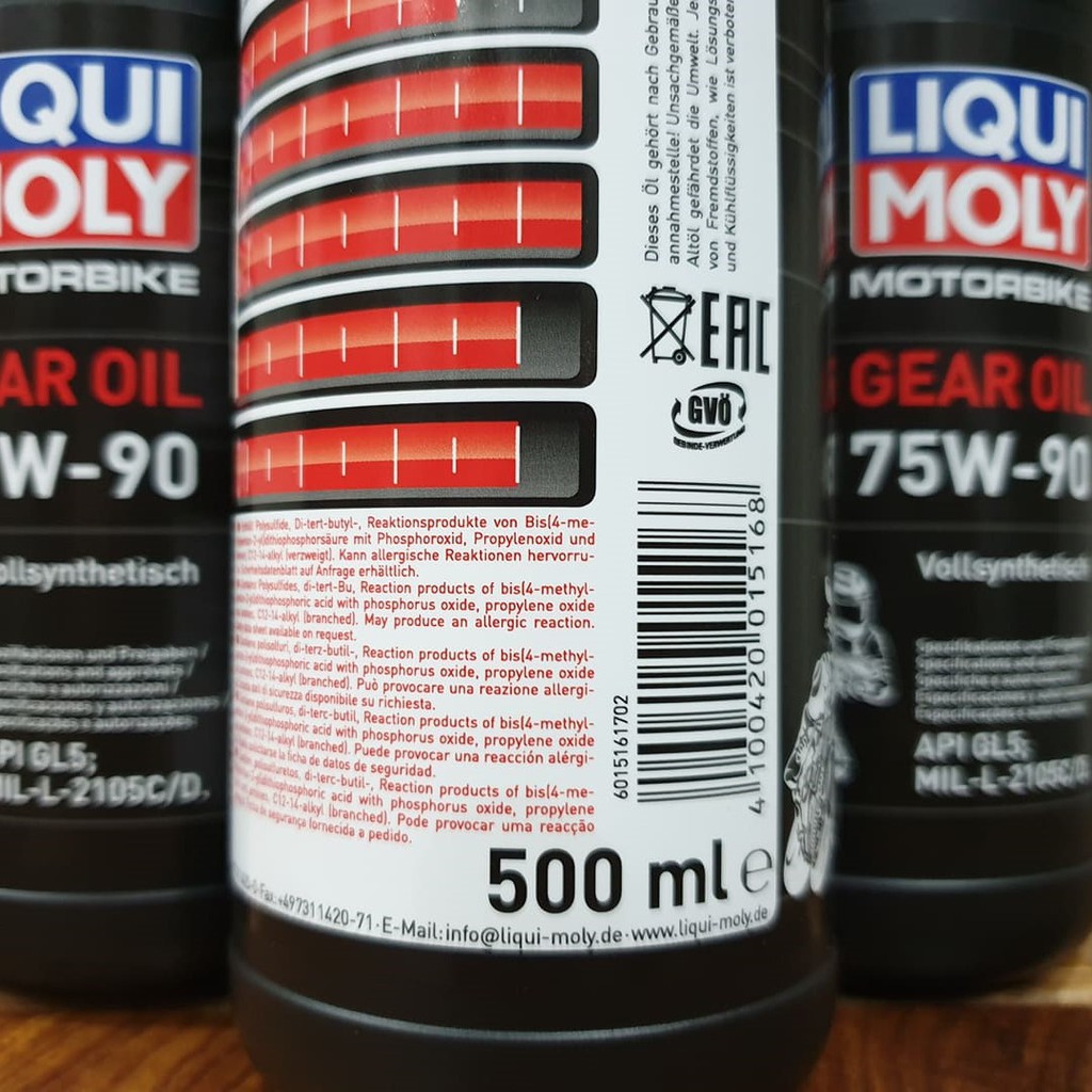 Nhớt láp Liqui Moly Gear Oil 75W90 tổng hợp toàn phần